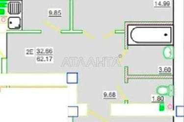 2-rooms apartment apartment by the address st. Tsvetaeva gen (area 61,9 m²) - Atlanta.ua - фото 24