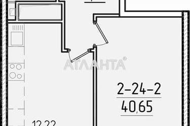 1-room apartment apartment by the address st. Krasnova (area 40,7 m²) - Atlanta.ua - photo 6