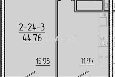 1-room apartment apartment by the address st. Krasnova (area 44,5 m²) - Atlanta.ua - photo 30