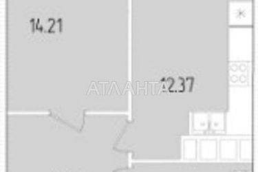 1-кімнатна квартира за адресою вул. Краснова (площа 42,2 м²) - Atlanta.ua - фото 21