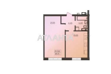 1-room apartment apartment by the address st. Marselskaya (area 45,5 m²) - Atlanta.ua - photo 7