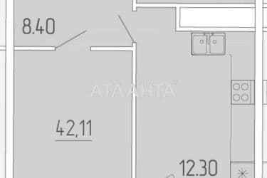 1-room apartment apartment by the address st. Krasnova (area 42,1 m²) - Atlanta.ua - photo 7