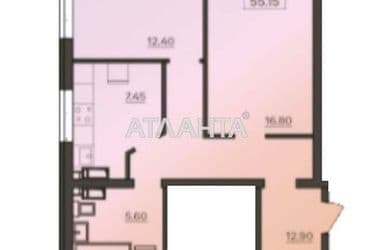 2-rooms apartment apartment by the address st. Marselskaya (area 55,2 m²) - Atlanta.ua - photo 10