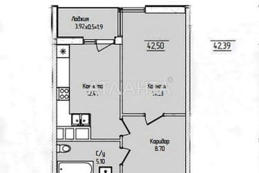 1-room apartment apartment by the address st. Krasnova (area 42,3 m²) - Atlanta.ua - photo 6