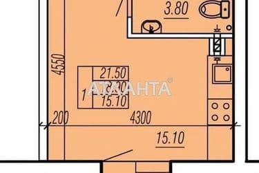 1-room apartment apartment by the address st. Stepovaya (area 22 m²) - Atlanta.ua - photo 13