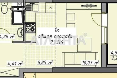 1-room apartment apartment by the address st. Kurortnyy per (area 28 m²) - Atlanta.ua - photo 21