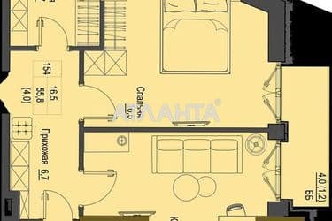 1-кімнатна квартира за адресою вул. Французький бульв. (площа 55,8 м²) - Atlanta.ua - фото 8