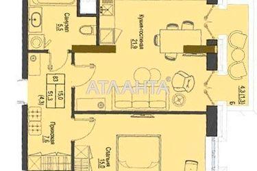 1-room apartment apartment by the address st. Frantsuzskiy bul Proletarskiy bul (area 51,3 m²) - Atlanta.ua - photo 11