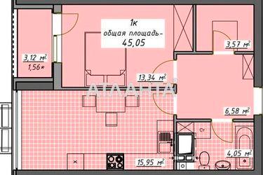 1-room apartment apartment by the address st. Kurortnyy per (area 49,5 m2) - Atlanta.ua - photo 10