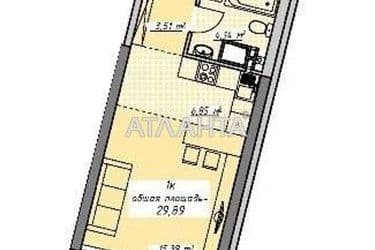 1-room apartment apartment by the address st. Kurortnyy per (area 33,6 m²) - Atlanta.ua - photo 20