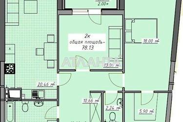 2-rooms apartment apartment by the address st. Kurortnyy per (area 78,1 m²) - Atlanta.ua - photo 12
