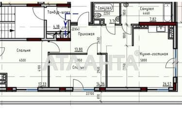 2-rooms apartment apartment by the address st. Dachnaya (area 100 m²) - Atlanta.ua - photo 3