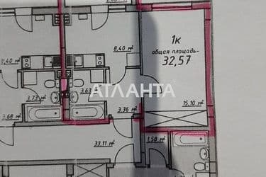 1-room apartment apartment by the address st. Massiv 10 (area 32,6 m²) - Atlanta.ua - photo 21