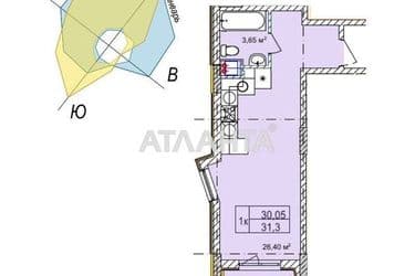 1-room apartment apartment by the address st. Chubaevskaya Selsovetskaya (area 31,2 m²) - Atlanta.ua - photo 8