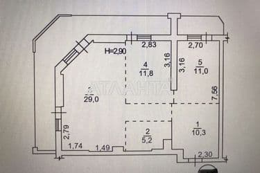 2-rooms apartment apartment by the address st. Genuezskaya (area 75 m²) - Atlanta.ua - photo 23