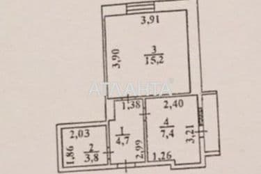 1-room apartment apartment by the address st. Evropeyskaya (area 33 m²) - Atlanta.ua - photo 22