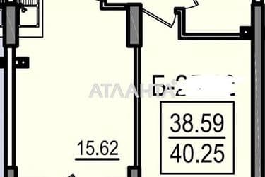 1-кімнатна квартира за адресою вул. Дача ковалевського (площа 41,2 м²) - Atlanta.ua - фото 4