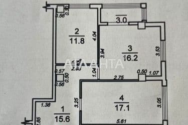 3-кімнатна квартира за адресою вул. Перлинна (площа 81,4 м²) - Atlanta.ua - фото 22