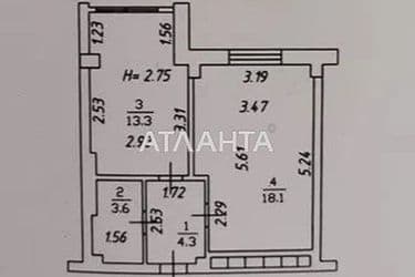 1-room apartment apartment by the address st. Nebesnoy Sotni pr Zhukova marsh pr Leninskoy iskry pr (area 39,3 m²) - Atlanta.ua - photo 12