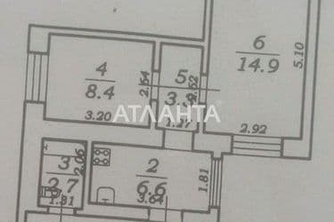 2-rooms apartment apartment by the address st. Lyustdorfskaya dor 27 (area 50 m²) - Atlanta.ua - photo 27