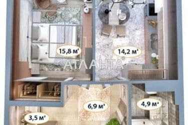 1-room apartment apartment by the address st. Gogolya (area 43 m²) - Atlanta.ua - photo 11