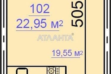 1-room apartment apartment by the address st. Chernomorskogo Kazachestva (area 22,9 m²) - Atlanta.ua - photo 4
