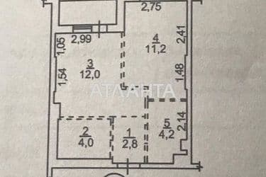1-room apartment apartment by the address st. Kulikovskiy 2 y per (area 37,6 m²) - Atlanta.ua - photo 17