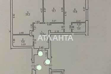 2-комнатная квартира по адресу ул. Веры Надежды Любви (площадь 78,6 м²) - Atlanta.ua - фото 21