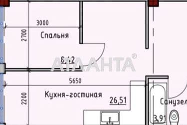 1-room apartment apartment by the address st. Primorskaya Suvorova (area 42,2 m²) - Atlanta.ua - photo 24