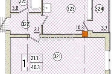 1-room apartment apartment by the address st. Uspenskiy per Vasiliya Degtya per (area 43 m²) - Atlanta.ua - photo 39