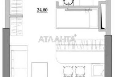 1-кімнатна квартира за адресою вул. Вільямса ак. (площа 25 м²) - Atlanta.ua - фото 14