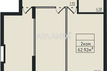 2-комнатная квартира по адресу ул. Дача ковалевского (площадь 62,9 м²) - Atlanta.ua - фото 10