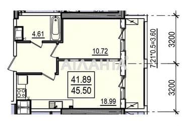1-room apartment apartment by the address st. Dacha Kovalevskogo Amundsena (area 49,4 m²) - Atlanta.ua - photo 11