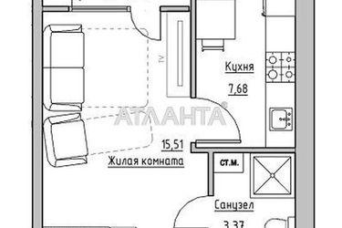 1-room apartment apartment by the address st. Spreysa (area 30 m²) - Atlanta.ua - photo 16