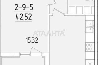 1-кімнатна квартира за адресою вул. Краснова (площа 43,0 м2) - Atlanta.ua - фото 5