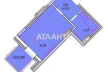 1-room apartment apartment by the address st. Fontanskaya dor Perekopskoy Divizii (area 23,3 m²) - Atlanta.ua - photo 3