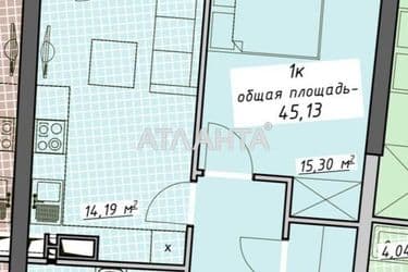 1-комнатная квартира по адресу Курортный пер. (площадь 45,1 м²) - Atlanta.ua - фото 13