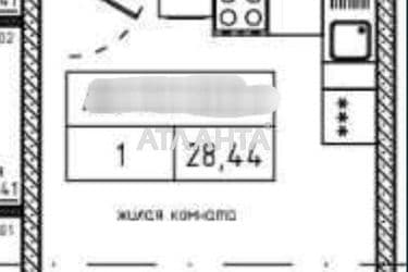 1-room apartment apartment by the address st. 7 km ovidiopolskoy dor (area 28,4 m²) - Atlanta.ua - photo 13