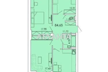 3-rooms apartment apartment by the address st. Sakharova (area 84,7 m²) - Atlanta.ua - photo 25
