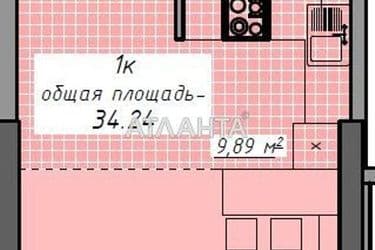 1-room apartment apartment by the address st. Kurortnyy per (area 34,2 m²) - Atlanta.ua - photo 21