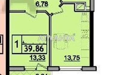 1-room apartment apartment by the address st. Sakharova (area 40 m²) - Atlanta.ua - photo 20