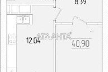 1-room apartment apartment by the address st. Krasnova (area 40,9 m²) - Atlanta.ua - photo 9