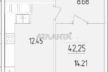 1-room apartment apartment by the address st. Krasnova (area 42,3 m²) - Atlanta.ua - photo 9