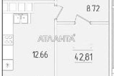 1-кімнатна квартира за адресою вул. Краснова (площа 42,8 м²) - Atlanta.ua - фото 9