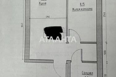 1-кімнатна квартира за адресою вул. Спрейсу (площа 29,7 м2) - Atlanta.ua - фото 4