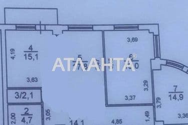 3-rooms apartment apartment by the address st. Pedagogicheskaya (area 90 m²) - Atlanta.ua - photo 34