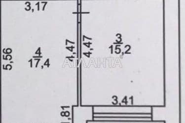 1-room apartment apartment by the address st. Ispanskiy per (area 42,1 m²) - Atlanta.ua - photo 10