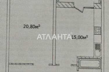 1-комнатная квартира по адресу Гагарина пр. (площадь 51,8 м²) - Atlanta.ua - фото 7
