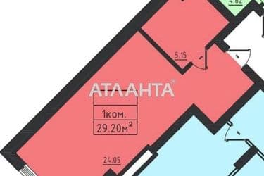 1-room apartment apartment by the address st. Dacha Kovalevskogo Amundsena (area 29 m²) - Atlanta.ua - photo 5