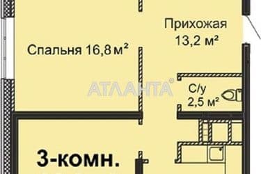 3-rooms apartment apartment by the address st. Varnenskaya (area 96,2 m²) - Atlanta.ua - photo 9